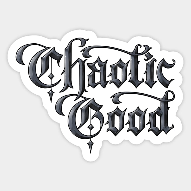 Alignment: Chaotic Good Sticker by Jo Tyler